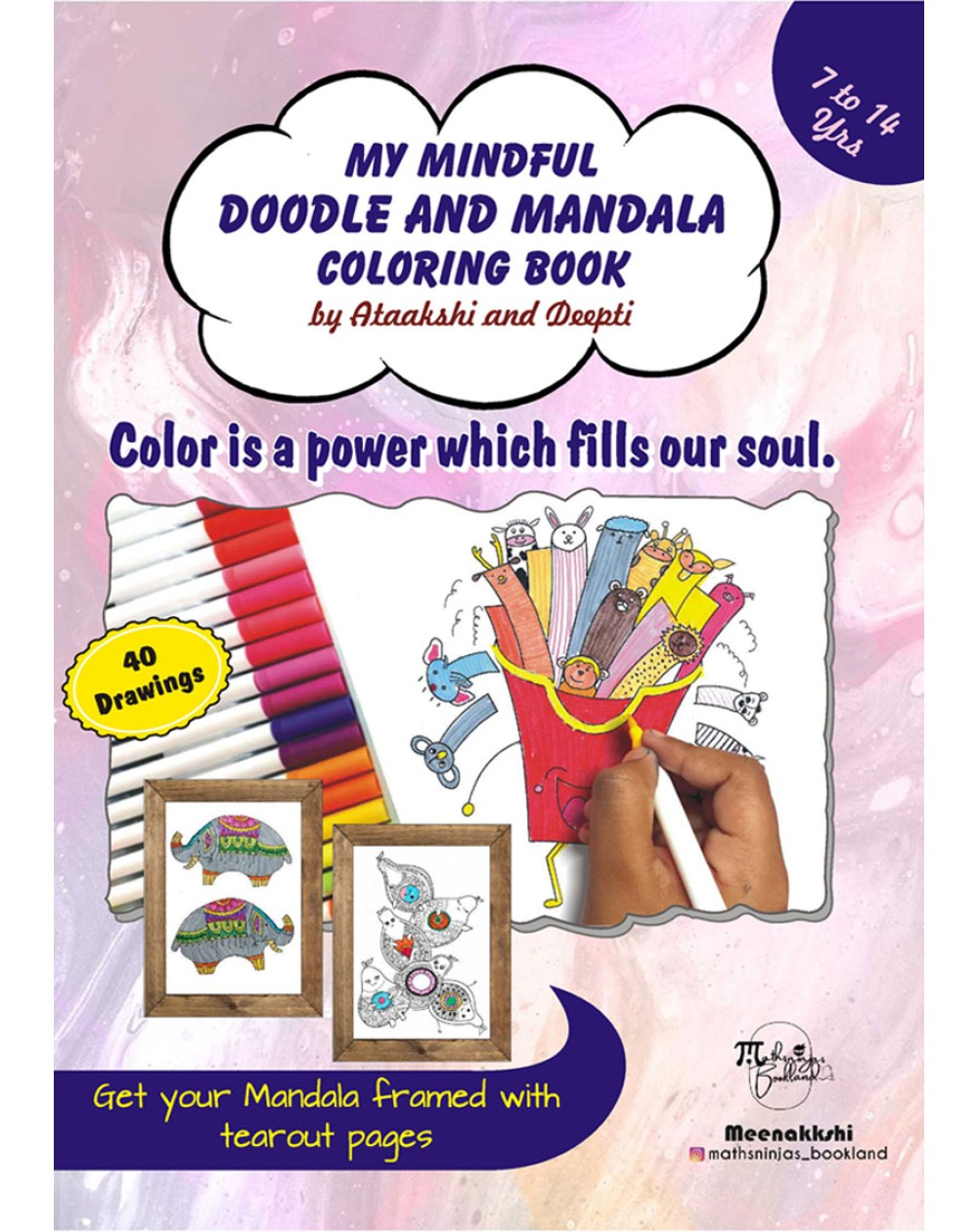My Mindful Doodle and Mandala Colouring Art book